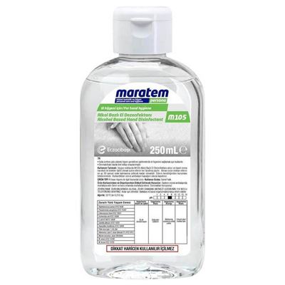 Maratem M105 Alkol Bazlı El Dezenfektanı 250 ml 
